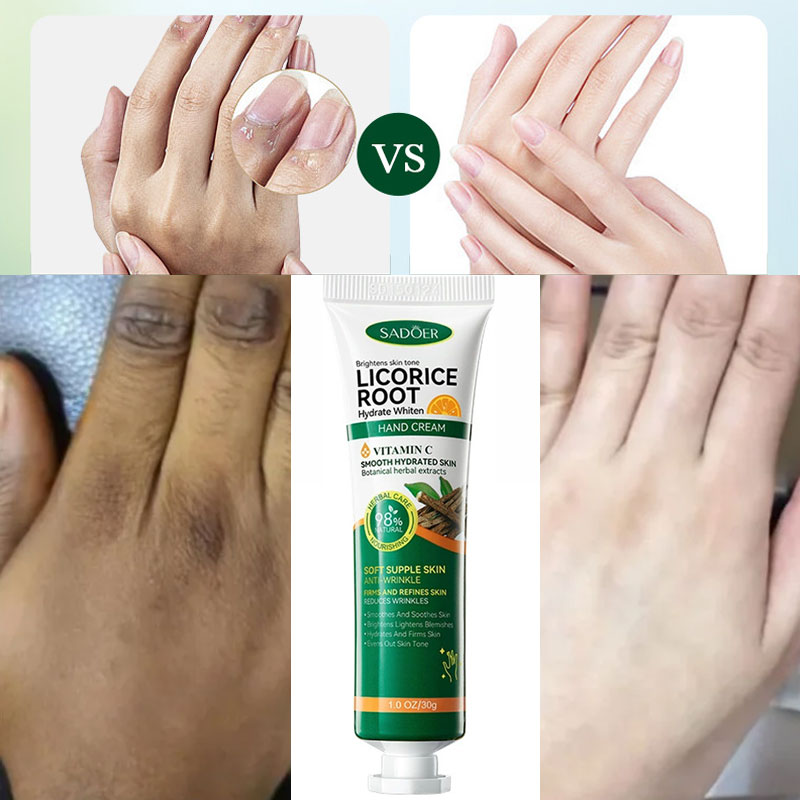 Licorice Root Extract - Crème pour les mains à blanchiment