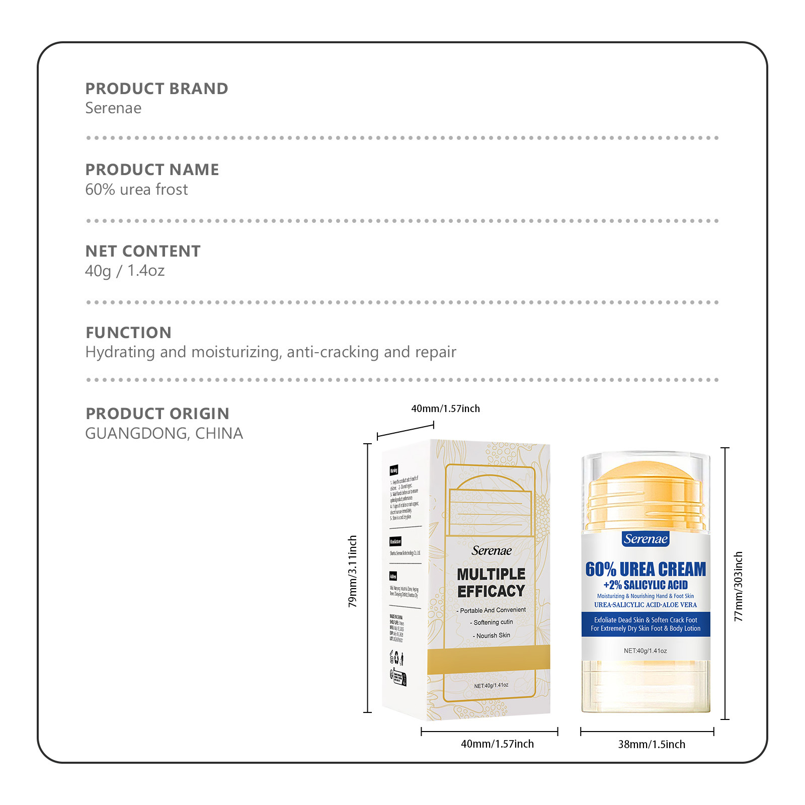 Crème pour les pieds à 60% d'u - Azelaic Acid Cream avis et prix