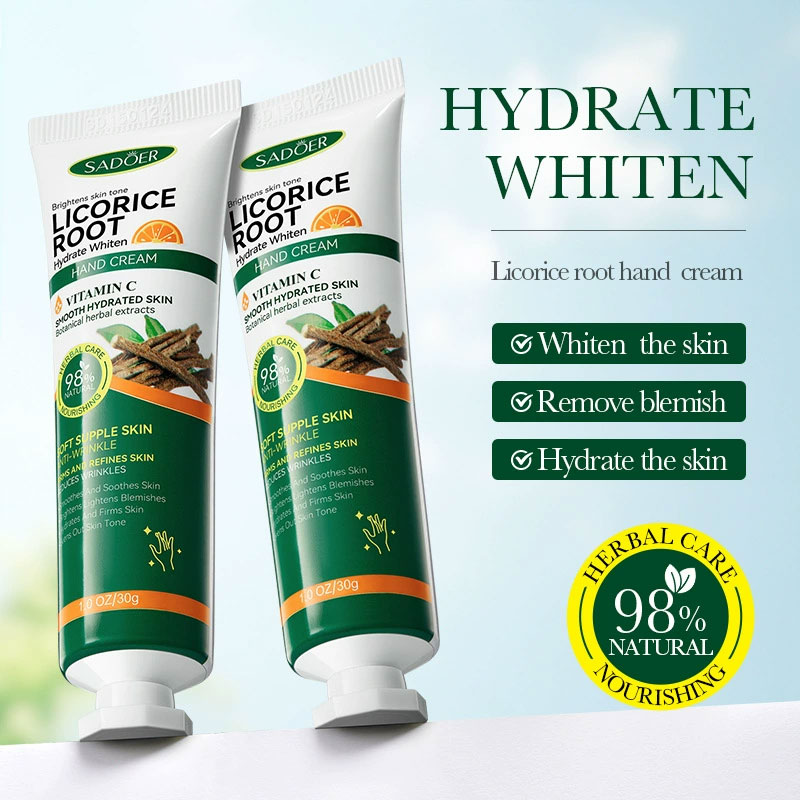 Crème pour les mains à blanchi - Licorice Root Extract avis et prix